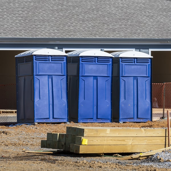 what is the maximum capacity for a single portable toilet in Crumpton MD